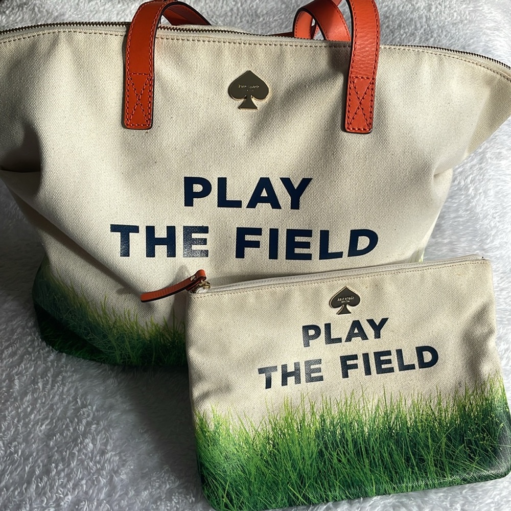 KATE SPADE NEW YORK Play the Field Tote and Clutch